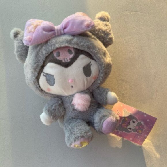 Kuromi Healing Plush Sanrio Pajama pyjama stuffed animal toy Japan Kawaii - Picture 2 of 11